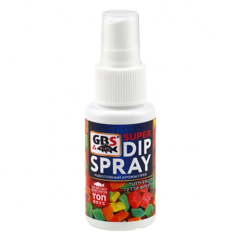 Ароматизатор спрей GBS BaITS Super Dip Spray Тутти-Фрутти 50 мл, Разноцветный, Super Dip Spray
Ароматизатор спрей GBS BaITS Super Dip Spray Тутти-Фрутти 50 мл, Разноцветный, Super Dip Spray