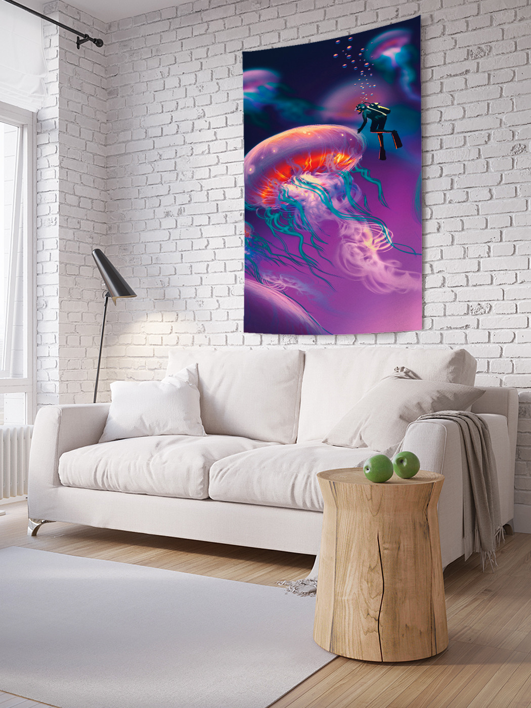 Вертикальное фотопанно на стену JoyArty Космическая медуза 150x200 см, Космическая медуза
Вертикальное фотопанно на стену JoyArty Космическая медуза 150x200 см, Космическая медуза