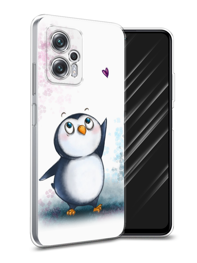 Чехол Awog на Poco X4 GT/Redmi Note 11T Pro/11T Pro Plus "Пингвин и сердечко", Разноцветный, 315250-1
Чехол Awog на Poco X4 GT/Redmi Note 11T Pro/11T Pro Plus "Пингвин и сердечко", Разноцветный, 315250-1