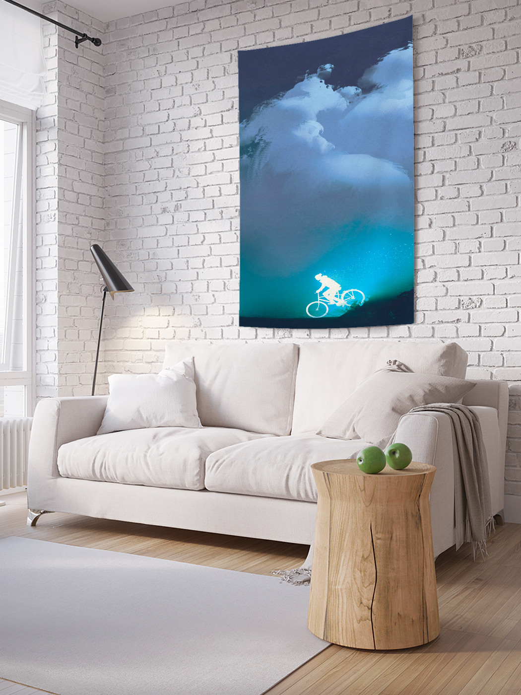Вертикальное фотопанно на стену JoyArty Велосипедист под облаками 150x200 см, Велосипедист под облаками
Вертикальное фотопанно на стену JoyArty Велосипедист под облаками 150x200 см, Велосипедист под облаками