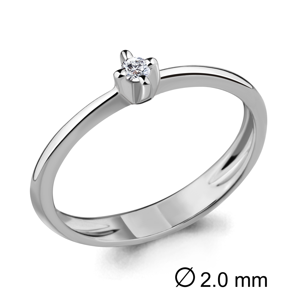 Кольцо из белого золота с бриллиантом Aquamarine Aquamarine 962903_585_бз р, 962903_585_бз
Кольцо из белого золота с бриллиантом Aquamarine Aquamarine 962903_585_бз р, 962903_585_бз