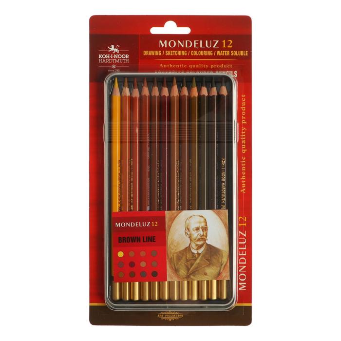 Карандаши цветные Koh-i-Noor Braun Line Mondeluz 3722 3722012011BL, 12 цв., коробка металл, Разноцветные
Карандаши цветные Koh-i-Noor Braun Line Mondeluz 3722 3722012011BL, 12 цв., коробка металл, Разноцветные