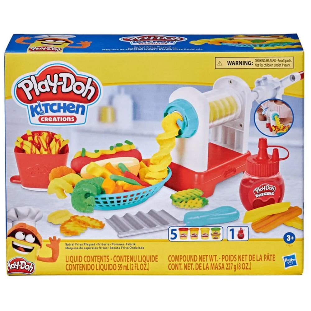 Игровой набор с пластилином Hasbro Play-Doh Картошка-фри F13205L0, Разноцветный
Игровой набор с пластилином Hasbro Play-Doh Картошка-фри F13205L0, Разноцветный