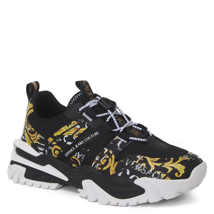 Кроссовки мужские Versace Jeans Couture 74YA3SI7 черные 42 EU, Черный, 74YA3SI7
Кроссовки мужские Versace Jeans Couture 74YA3SI7 черные 42 EU, Черный, 74YA3SI7