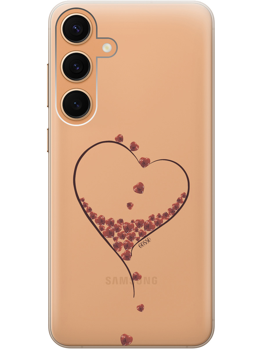 Силиконовый чехол на Samsung Galaxy S24+ с рисунком "Little hearts" прозрачный, Прозрачный;черный, 20011906
Силиконовый чехол на Samsung Galaxy S24+ с рисунком "Little hearts" прозрачный, Прозрачный;черный, 20011906