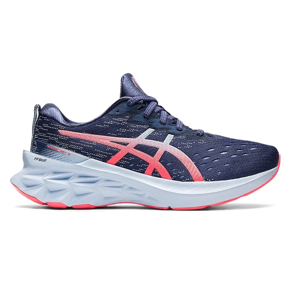 фото Кроссовки женские asics novablast 1012b049 синие 6.5 us