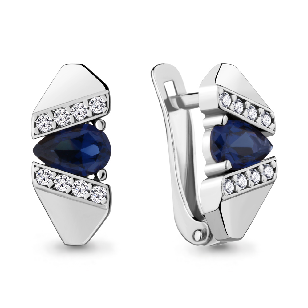 Серьги из серебра с фианитом/сапфиром искусственным Aquamarine 48449Б_925_р, 48449Б_925_р
Серьги из серебра с фианитом/сапфиром искусственным Aquamarine 48449Б_925_р, 48449Б_925_р