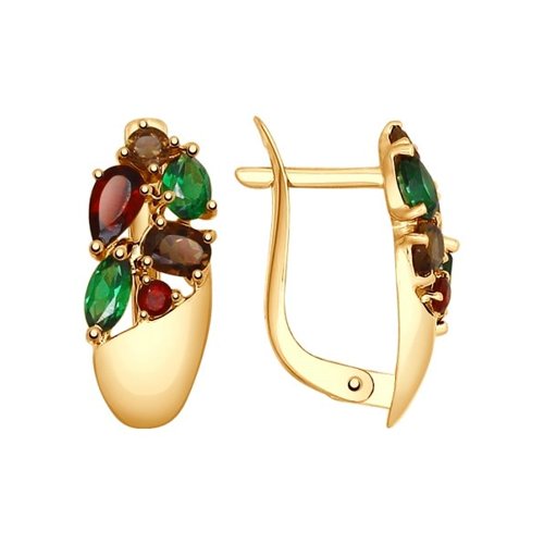 Серьги из красного золота SOKOLOV 724823, ситалл искусственный/раухтопаз/гранат, 724823
Серьги из красного золота SOKOLOV 724823, ситалл искусственный/раухтопаз/гранат, 724823