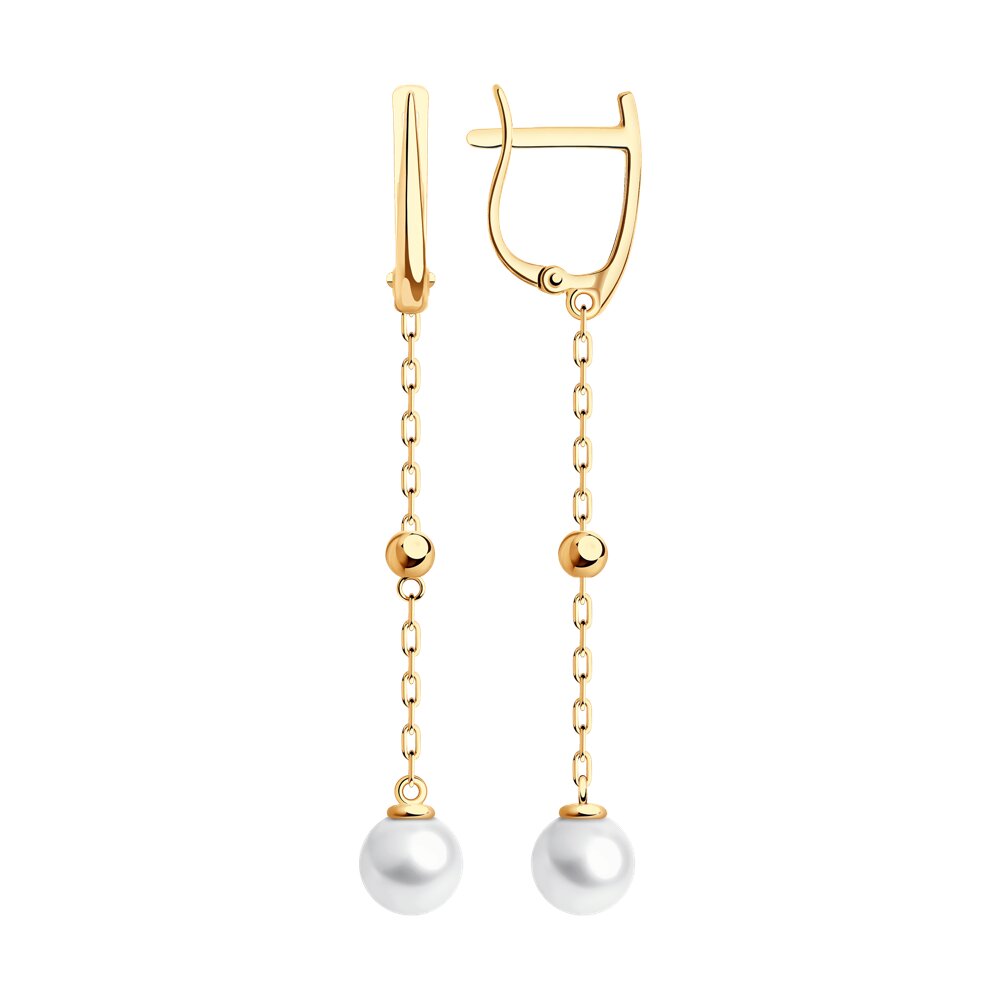Серьги подвески из красного золота Diamant 51-321-01805-1, жемчуг культивированный, 51-321-01805-1
Серьги подвески из красного золота Diamant 51-321-01805-1, жемчуг культивированный, 51-321-01805-1