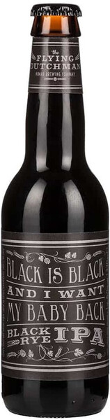Пиво Flying Dutchman Black is Black And I Want My Baby Back Black Rye IPA 5,5% 0,33 л, Темное
Пиво Flying Dutchman Black is Black And I Want My Baby Back Black Rye IPA 5,5% 0,33 л, Темное
