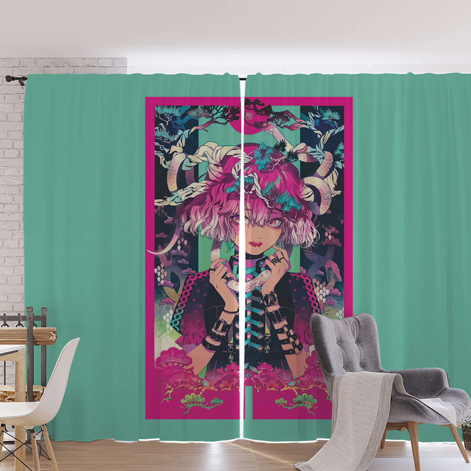 Фотошторы для кухни и спальни JoyArty Oxford DeLuxe JoyArty "Девочка со змеей" 170x265 см, Девочка со змеей
Фотошторы для кухни и спальни JoyArty Oxford DeLuxe JoyArty "Девочка со змеей" 170x265 см, Девочка со змеей