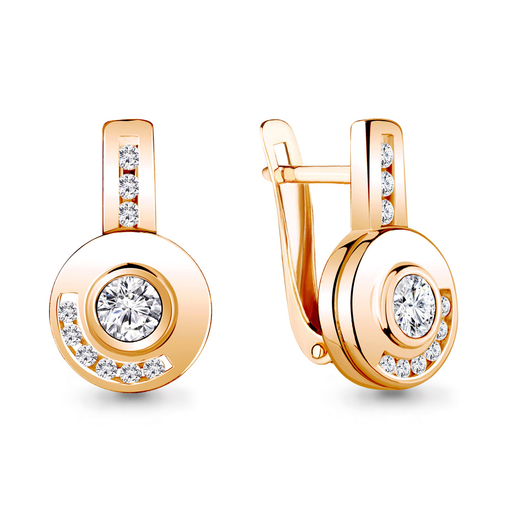Серьги из серебра с фианитом Aquamarine 48506А_925_з, 48506А_925_з 
Серьги из серебра с фианитом Aquamarine 48506А_925_з, 48506А_925_з