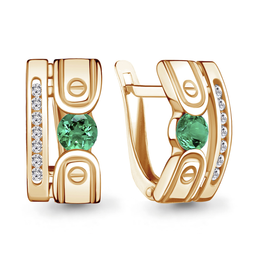 Серьги из серебра с фианитом/изумрудом искусственным Aquamarine 48510АГ_925_з, 48510АГ_925_з
Серьги из серебра с фианитом/изумрудом искусственным Aquamarine 48510АГ_925_з, 48510АГ_925_з