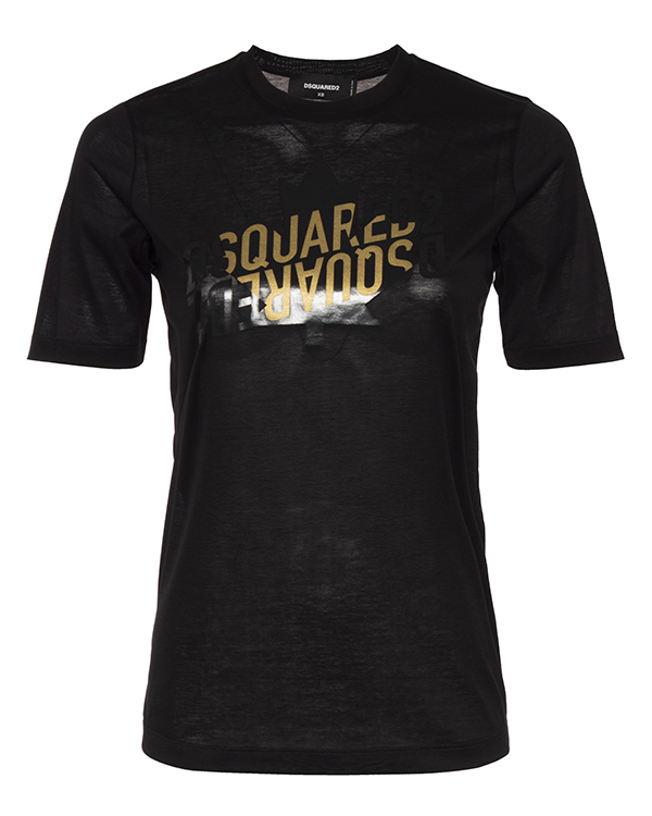 фото Футболка женская dsquared2 s74gd0152 черная s