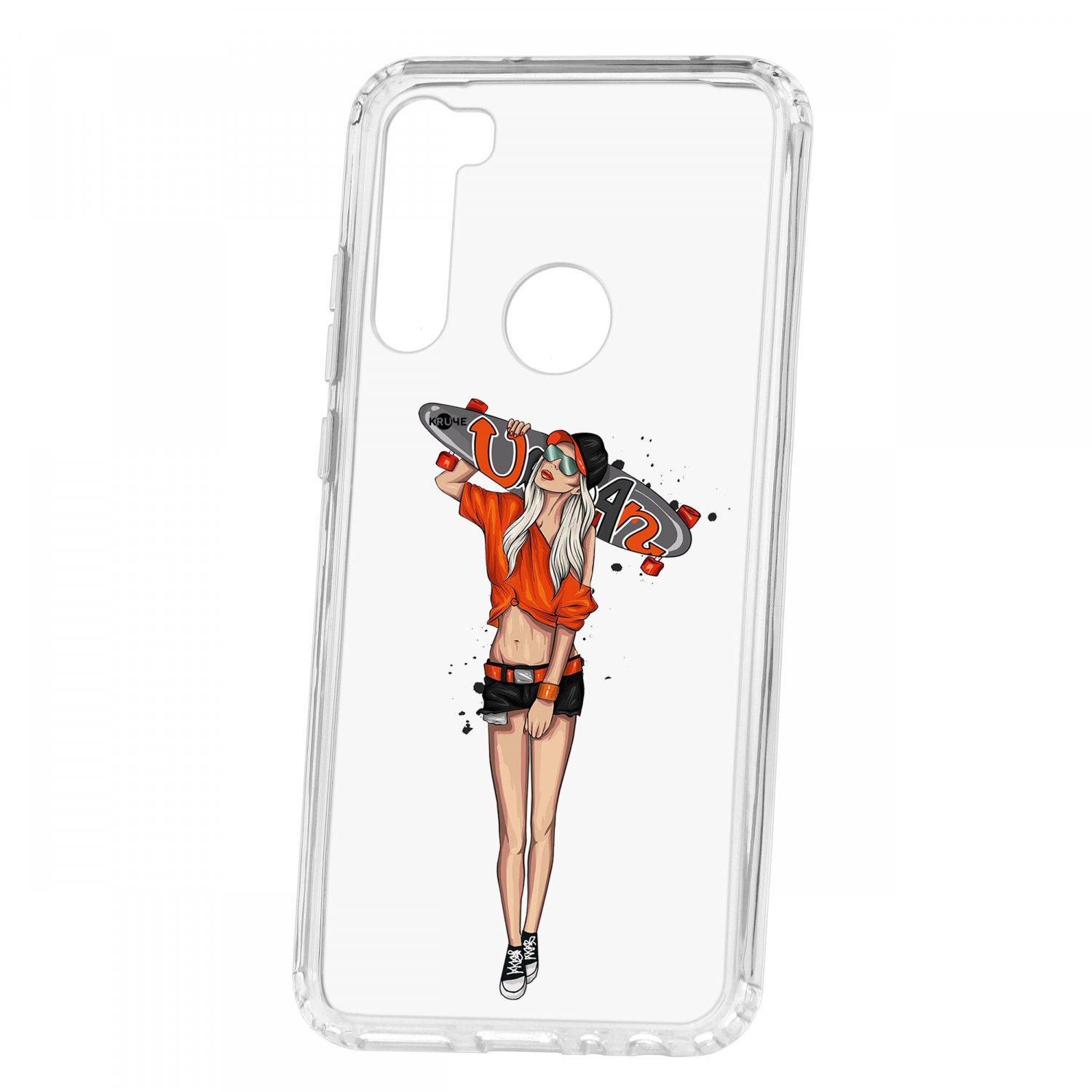 фото Чехол для xiaomi redmi note 8t кruче print лонгборд