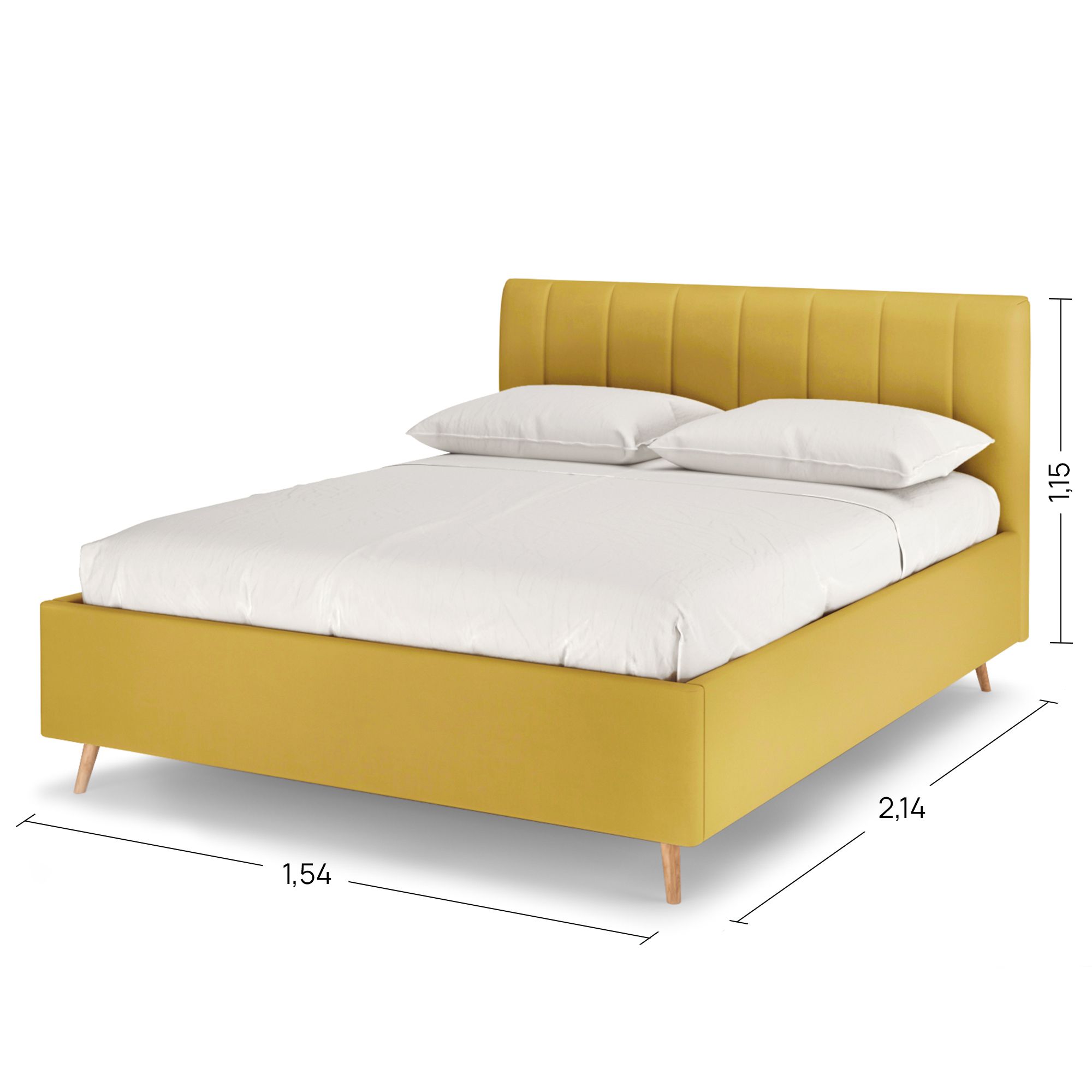 Двуспальная кровать Армос Rooney 140х200 с ПМ, Велюр Teddy 628 Горчичный, Разноцветный, Rooney
Двуспальная кровать Армос Rooney 140х200 с ПМ, Велюр Teddy 628 Горчичный, Разноцветный, Rooney