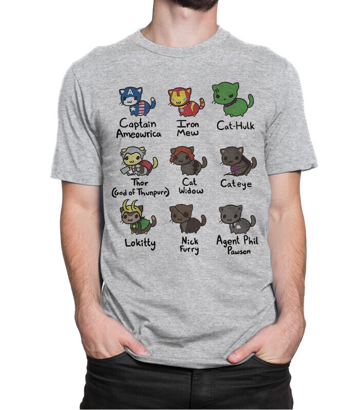 Футболка мужская Dream Shirts Котики Мстители 1000624-2 серая M, Серый, Котики Мстители 1000624-2
Футболка мужская Dream Shirts Котики Мстители 1000624-2 серая M, Серый, Котики Мстители 1000624-2