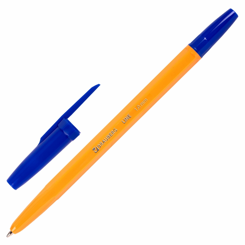 Набор из 100 шт, Ручка шариковая Brauberg ORANGE Line, синяя, корпус оранжевый, узел 1 мм
Набор из 100 шт, Ручка шариковая Brauberg ORANGE Line, синяя, корпус оранжевый, узел 1 мм