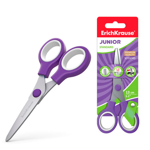 Ножницы ErichKrause Standard Junior, 130 мм, цвет ассорти, 35505, 6 шт, Серебристый;фиолетовый;серый
Ножницы ErichKrause Standard Junior, 130 мм, цвет ассорти, 35505, 6 шт, Серебристый;фиолетовый;серый