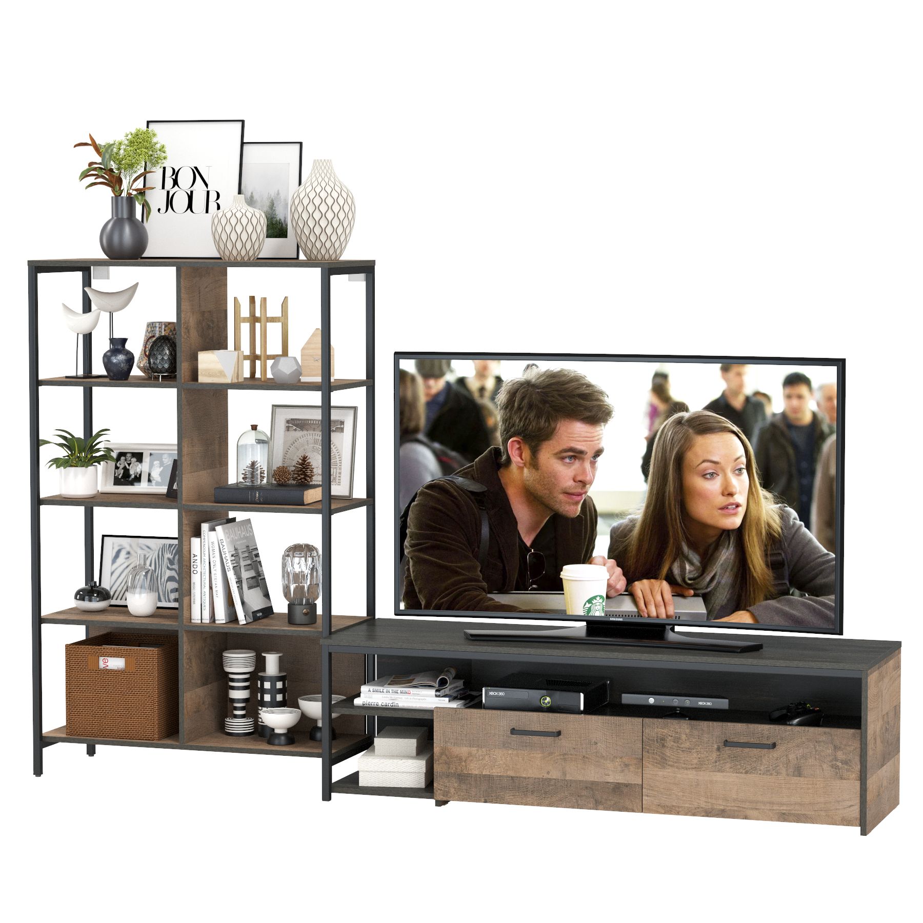 TV-тумба со стеллажом Mobi Трувор 13.70+13.151.022 дуб гранж песочный/интра, 13.70+13.151.02
TV-тумба со стеллажом Mobi Трувор 13.70+13.151.022 дуб гранж песочный/интра, 13.70+13.151.02