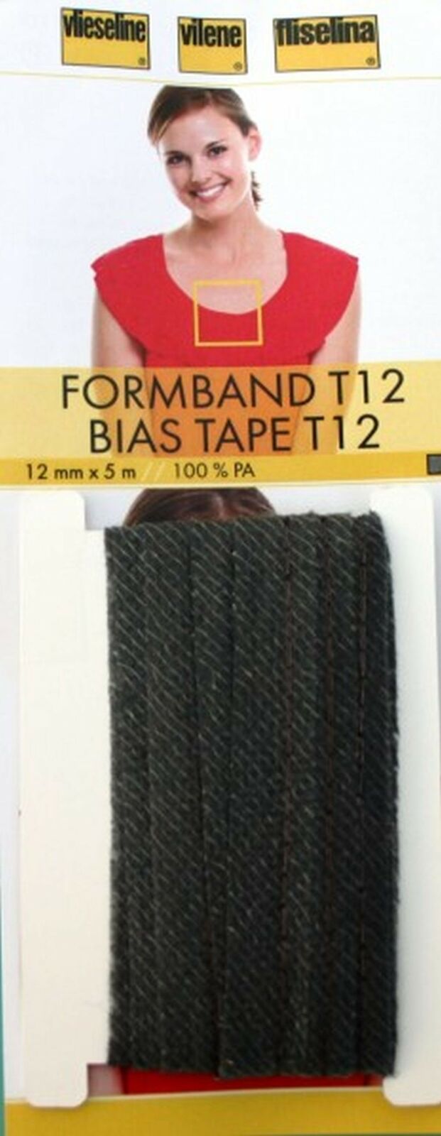 Тесьма Vlieseline усиленная, Formband, с прошивкой, 12 мм, 5 м, Formband
Тесьма Vlieseline усиленная, Formband, с прошивкой, 12 мм, 5 м, Formband