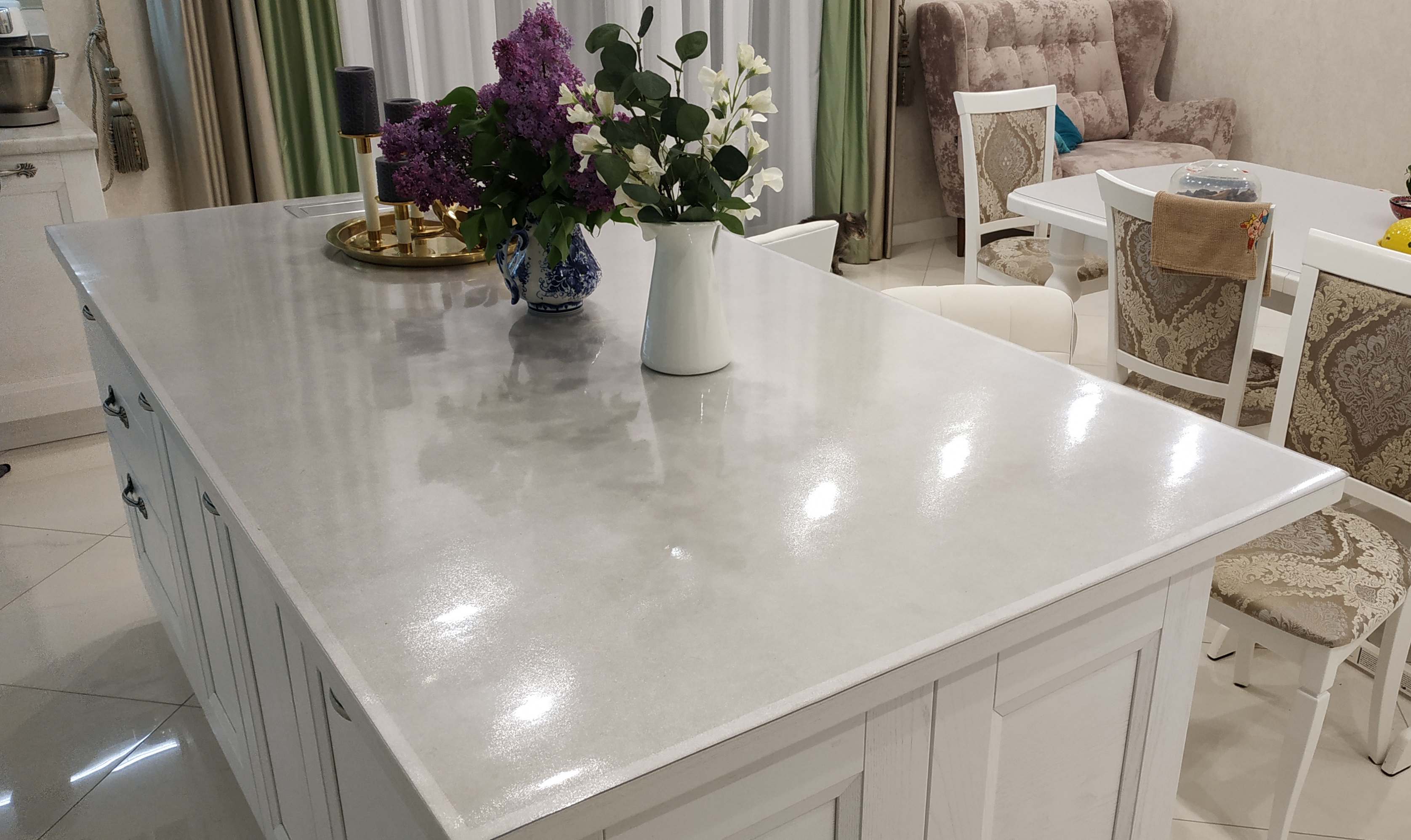 фото Силиконовая скатерть рифленая гибкое мягкое стекло 70x150см толщина 1,5мм прозрачная plenkadecorsamara