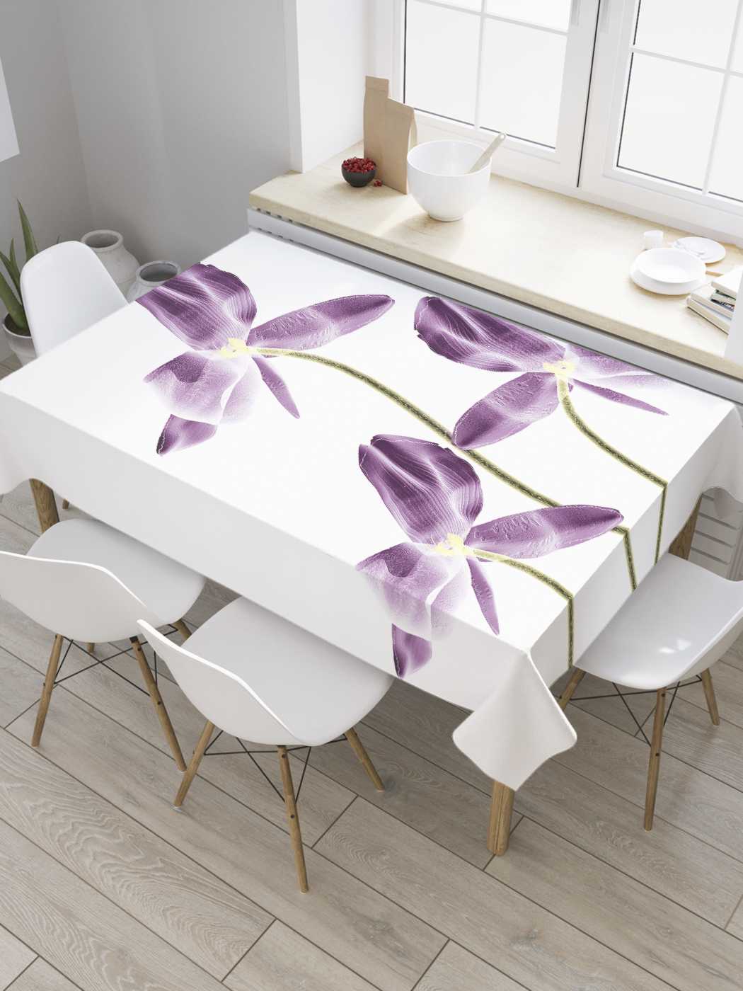 Скатерть прямоугольная JoyArty "Внезапный цветочный танец" из сатена, 180x145 см, Белый, Внезапный цветочный танец 
Скатерть прямоугольная JoyArty "Внезапный цветочный танец" из сатена, 180x145 см, Белый, Внезапный цветочный танец