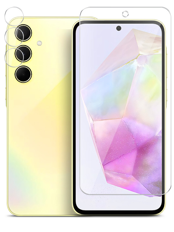 Защитное стекло Brozo на экран и камеру Samsung Galaxy A35 гибридное прозрачное, Samsung Galaxy A35
Защитное стекло Brozo на экран и камеру Samsung Galaxy A35 гибридное прозрачное, Samsung Galaxy A35
