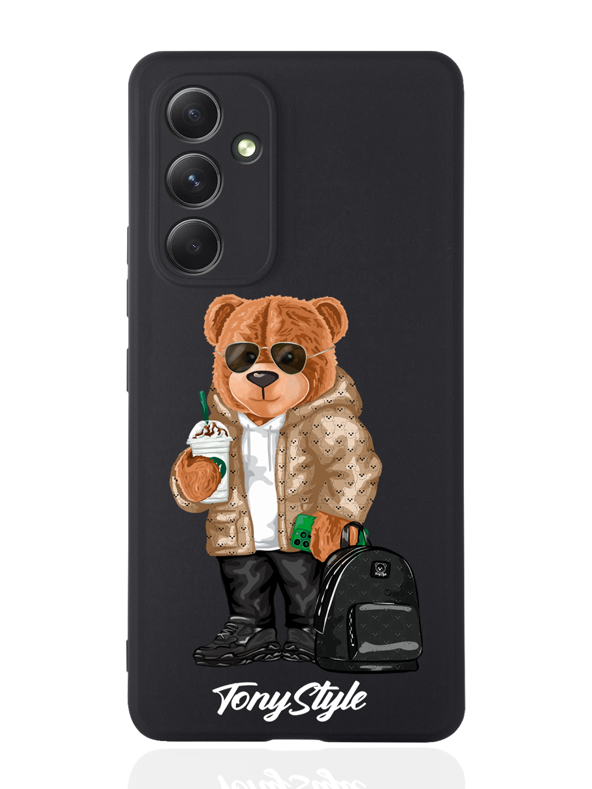 Чехол Tony Style для Samsung Galaxy A54 Tony Style в очках черный, Коричневый;черный;белый
Чехол Tony Style для Samsung Galaxy A54 Tony Style в очках черный, Коричневый;черный;белый