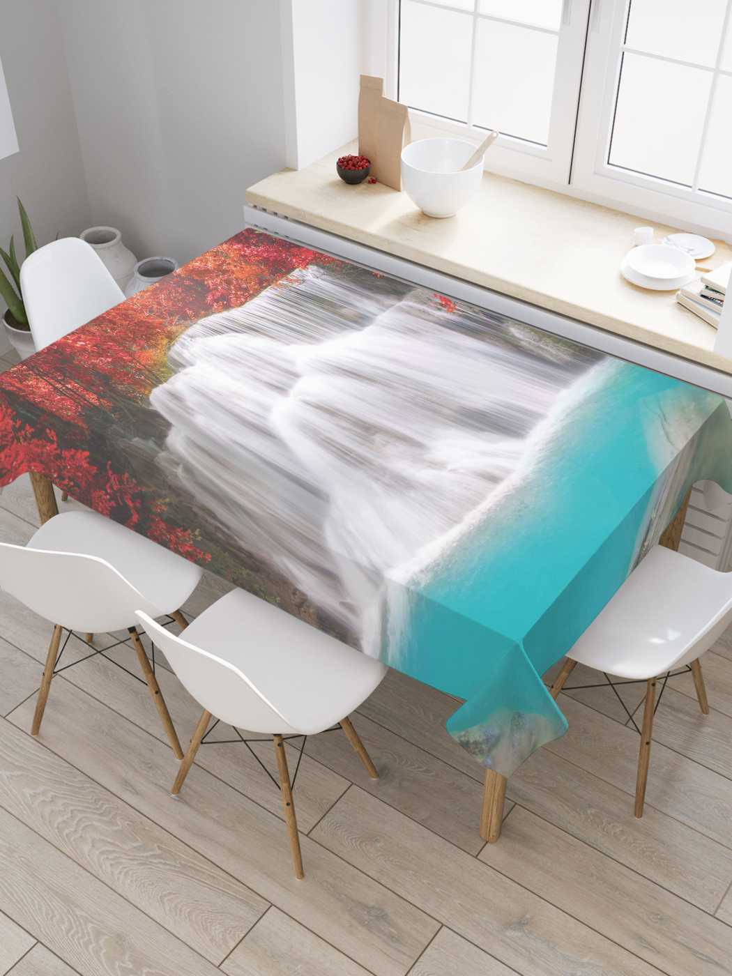 Скатерть прямоугольная JoyArty "Водопадный пейзаж" из сатена, 180x145 см, Серый, Водопадный пейзаж
Скатерть прямоугольная JoyArty "Водопадный пейзаж" из сатена, 180x145 см, Серый, Водопадный пейзаж