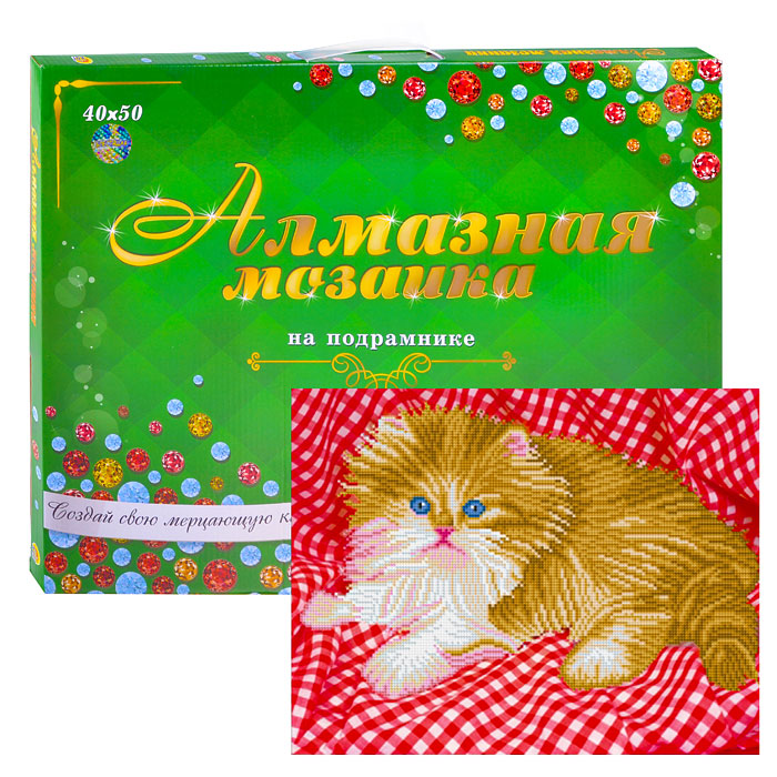 Алмазная мозаика Рыжий кот 40х50 см, "Бело-рыжий котенок", c подрамником, 40х50 см, "Бело-рыжий котенок", c подрамником
Алмазная мозаика Рыжий кот 40х50 см, "Бело-рыжий котенок", c подрамником, 40х50 см, "Бело-рыжий котенок", c подрамником