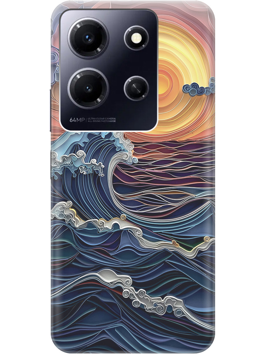 Силиконовый чехол на Infinix Note 30i с принтом "Волны на закате", Прозрачный;оранжевый;синий, 772564210
Силиконовый чехол на Infinix Note 30i с принтом "Волны на закате", Прозрачный;оранжевый;синий, 772564210