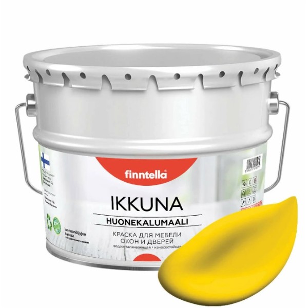 Краска IKKUNA FINNTELLA Матовая, OLKI желто-бежевый, 0,45л, IKKUNA для мебели и для дерева, для кухни и кухонных фасадов, для шкафов, для комодов и для деревянных поверхностей с натуральным маслом, без запаха
Краска IKKUNA FINNTELLA Матовая, OLKI желто-бежевый, 0,45л, IKKUNA для мебели и для дерева, для кухни и кухонных фасадов, для шкафов, для комодов и для деревянных поверхностей с натуральным маслом, без запаха