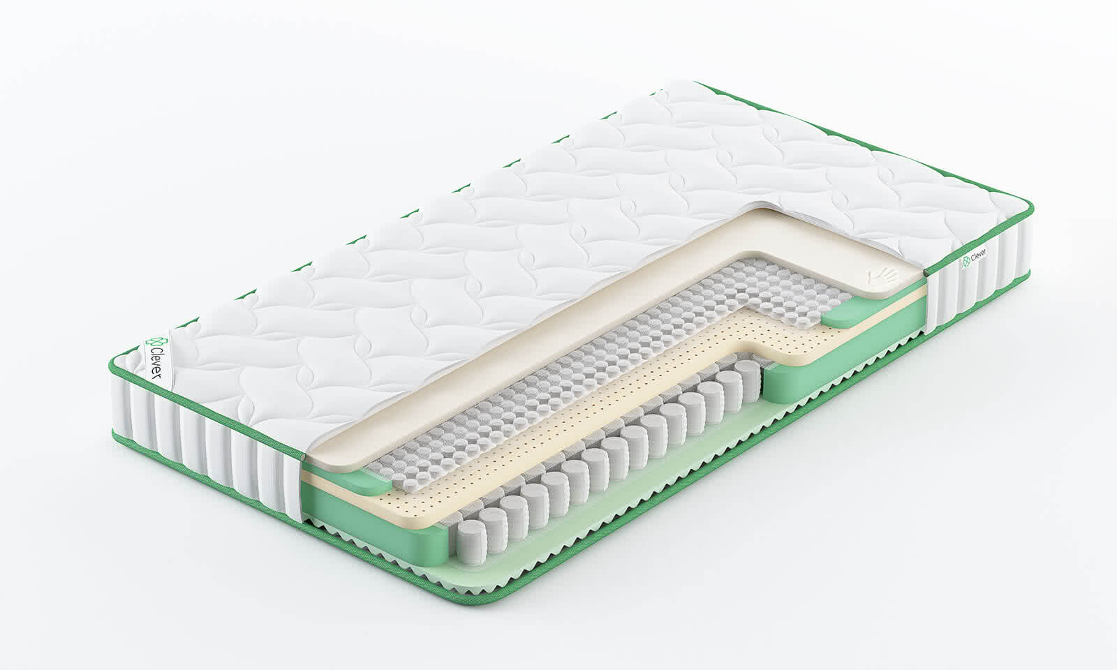 Матрас Clever HybridTouch Soft Slim 145x220, Белый, HybridTouch Soft Slim
Матрас Clever HybridTouch Soft Slim 145x220, Белый, HybridTouch Soft Slim