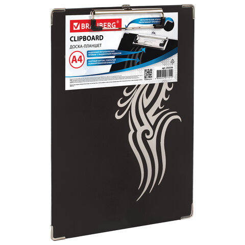 Доска-планшет Brauberg Black Jack с прижимом А4 (226х315 мм), черная, 232236, 4 шт, Черный
Доска-планшет Brauberg Black Jack с прижимом А4 (226х315 мм), черная, 232236, 4 шт, Черный
