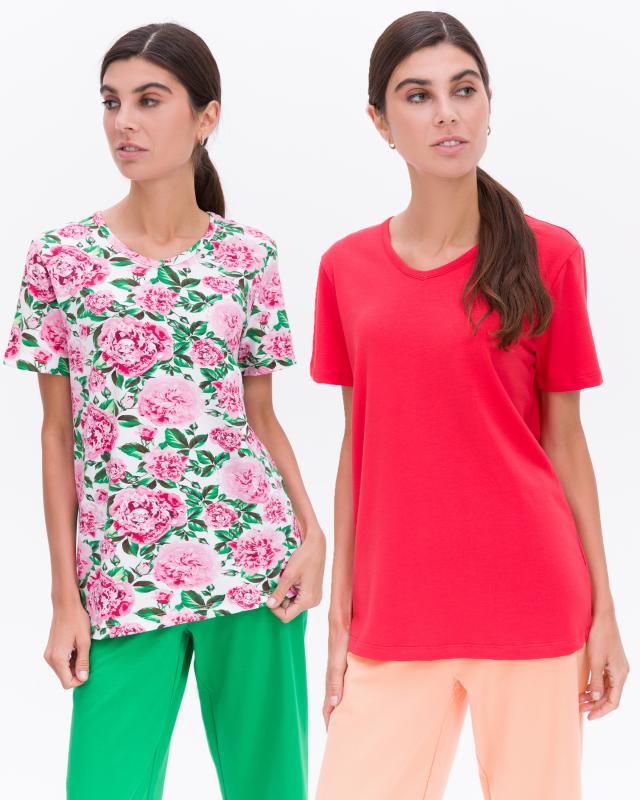Joliena Collection комплект из двух футболок, р. 46, цвет Принт розовый/красный, 157665
Joliena Collection комплект из двух футболок, р. 46, цвет Принт розовый/красный, 157665