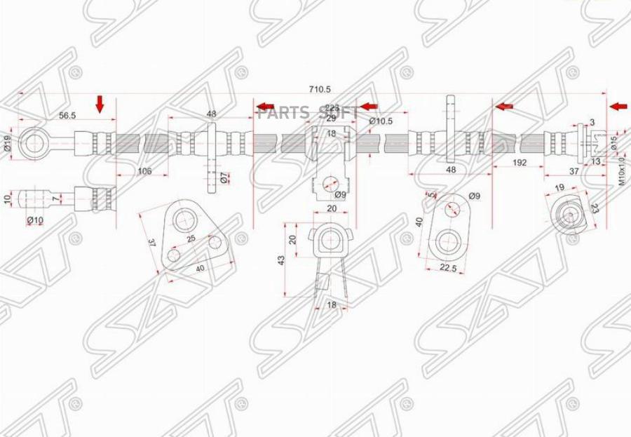 Шланг Тормозной Fr Honda Accord/Ascot 90-93 Lh
Шланг Тормозной Fr Honda Accord/Ascot 90-93 Lh