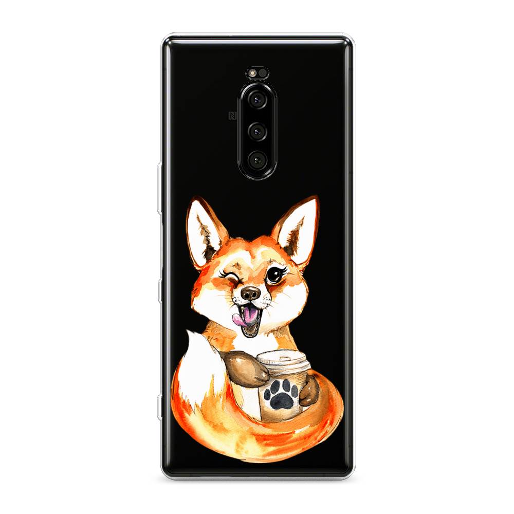 Чехол на Sony Xperia 1 "Подмигивающая лиса с кофе", Оранжевый;белый;коричневый, 54250-4
Чехол на Sony Xperia 1 "Подмигивающая лиса с кофе", Оранжевый;белый;коричневый, 54250-4