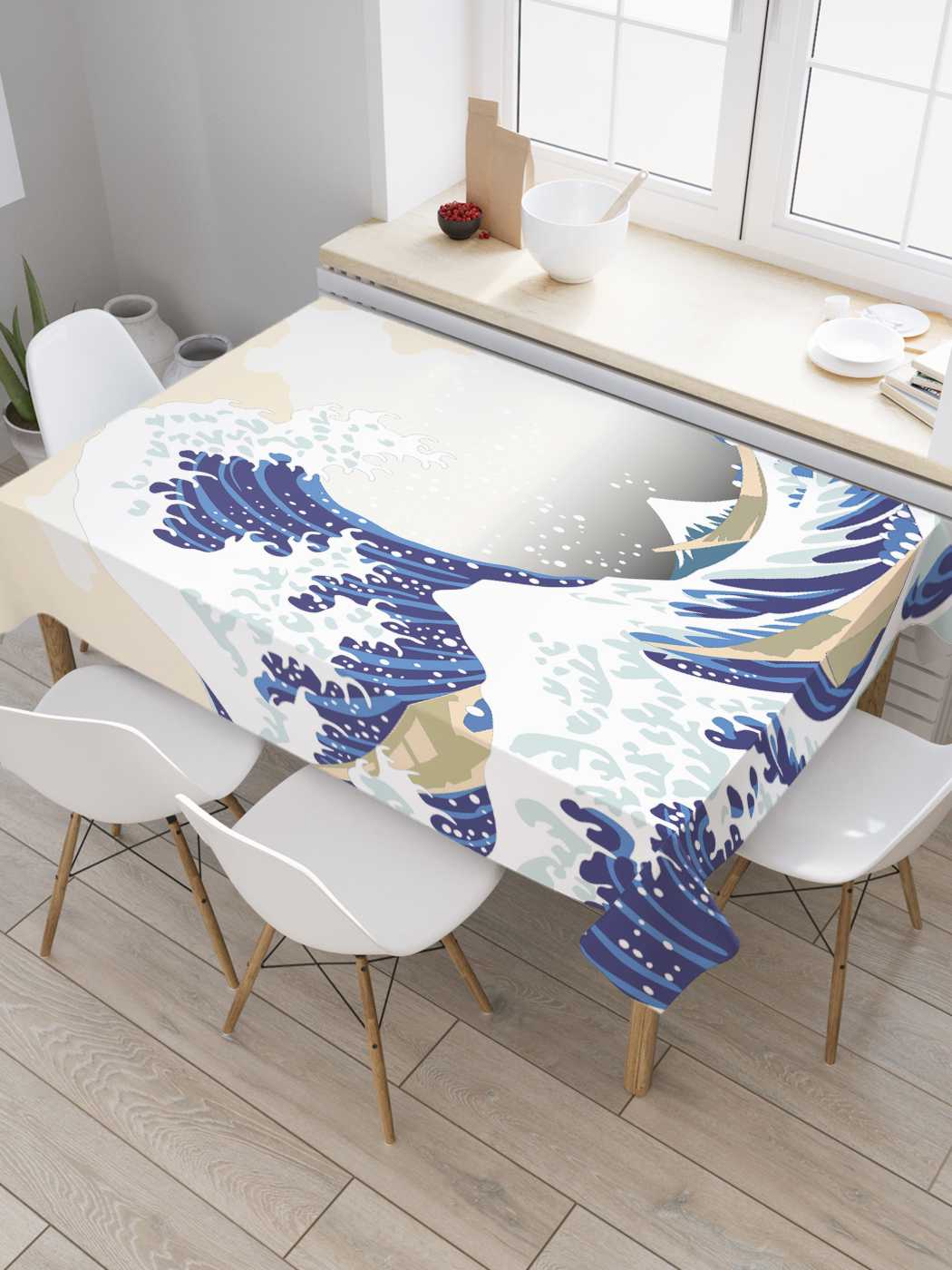 Скатерть прямоугольная JoyArty "Волна в Канагаве" из сатена, 180x145 см, Серый, Волна в Канагаве
Скатерть прямоугольная JoyArty "Волна в Канагаве" из сатена, 180x145 см, Серый, Волна в Канагаве