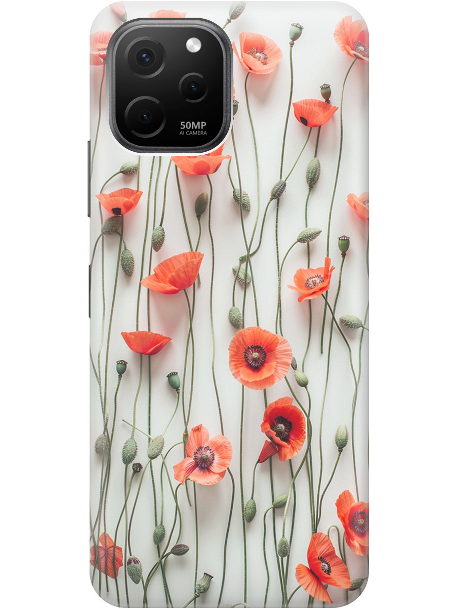 Силиконовый чехол на Huawei nova Y61 с рисунком "Маки на белой стене", Белый;красный, 20000447
Силиконовый чехол на Huawei nova Y61 с рисунком "Маки на белой стене", Белый;красный, 20000447