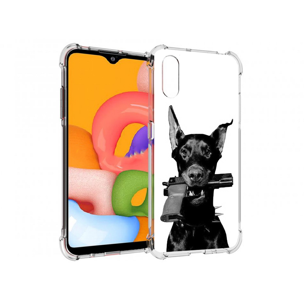 Чехол MyPads Tocco для Samsung Galaxy A01 доберман с пистолетом (PT144711.509.331), Прозрачный, Tocco
Чехол MyPads Tocco для Samsung Galaxy A01 доберман с пистолетом (PT144711.509.331), Прозрачный, Tocco