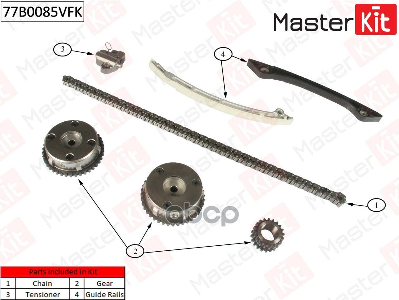 Комплект Цепи Грм Ford Mondeo 2.0 Ecoboost Tpba 10-15(Vvt) MasterKit арт. 77B0085VFK
Комплект Цепи Грм Ford Mondeo 2.0 Ecoboost Tpba 10-15(Vvt) MasterKit арт. 77B0085VFK