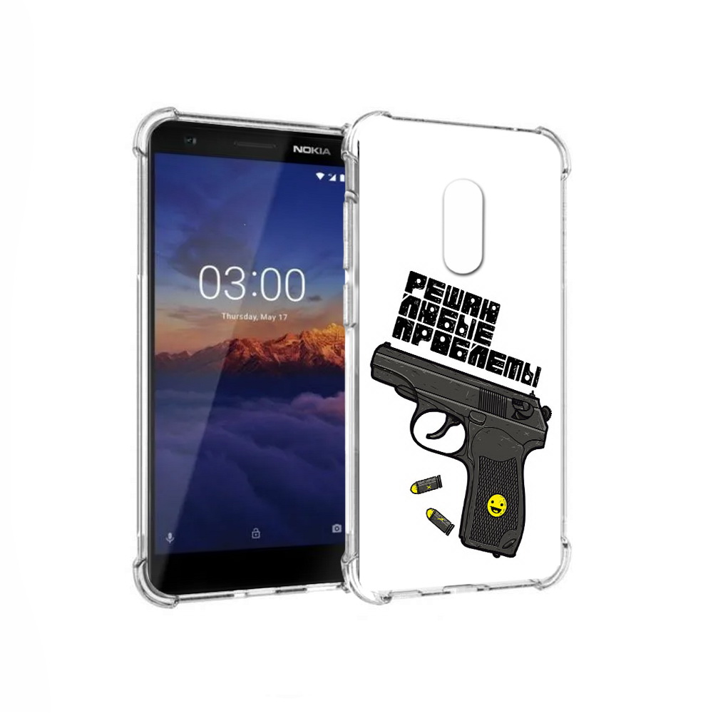Чехол MyPads Tocco для Nokia 3.1 пистолет против проблем (PT114125.119.542), Прозрачный, Tocco
Чехол MyPads Tocco для Nokia 3.1 пистолет против проблем (PT114125.119.542), Прозрачный, Tocco