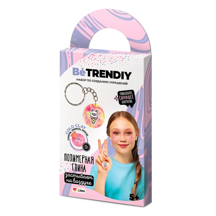 Волшебный мир Набор по созданию украшений из полимерной глины, Be TrenDIY COLD CLAY, «Брел, Розовый;голубой
Волшебный мир Набор по созданию украшений из полимерной глины, Be TrenDIY COLD CLAY, «Брел, Розовый;голубой