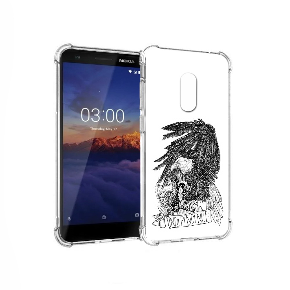 Чехол MyPads Tocco для Nokia 3.1 черно белый сокол (PT114125.119.688), Прозрачный, Tocco
Чехол MyPads Tocco для Nokia 3.1 черно белый сокол (PT114125.119.688), Прозрачный, Tocco