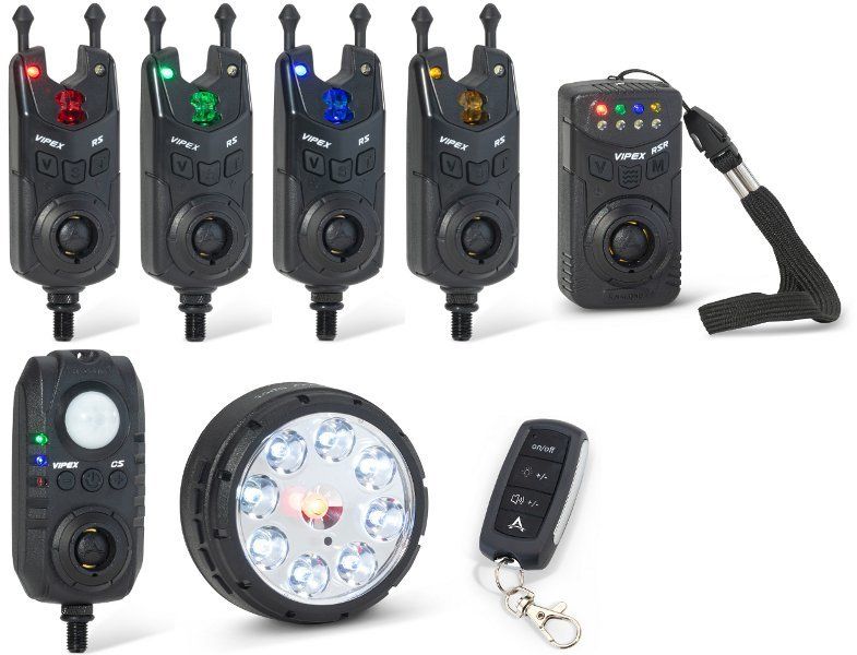 Комплект сигнализаторов с пейджером, датчиком и лампой ANACONDA VIPEX RS Pro Set 4+1+1+1
Комплект сигнализаторов с пейджером, датчиком и лампой ANACONDA VIPEX RS Pro Set 4+1+1+1