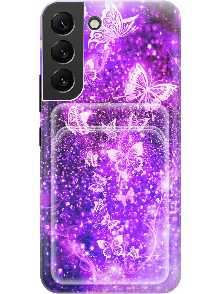 Силиконовый чехол на Samsung Galaxy S22 с рисунком "Фиолетовые бабочки", Фиолетовый;черный, 20012055
Силиконовый чехол на Samsung Galaxy S22 с рисунком "Фиолетовые бабочки", Фиолетовый;черный, 20012055