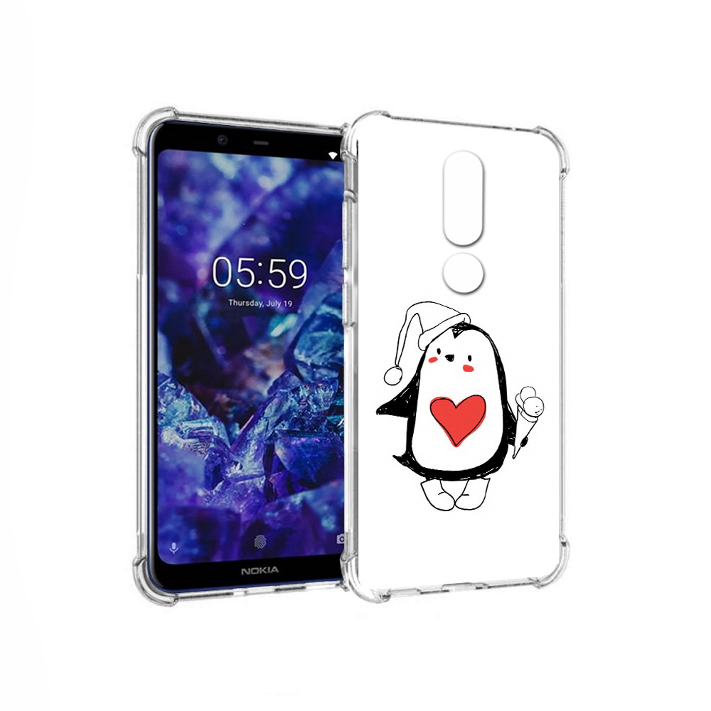 Чехол MyPads Tocco для Nokia 5.1 Plus Пингвин с мороженым (PT119548.120.135), Прозрачный, Tocco
Чехол MyPads Tocco для Nokia 5.1 Plus Пингвин с мороженым (PT119548.120.135), Прозрачный, Tocco
