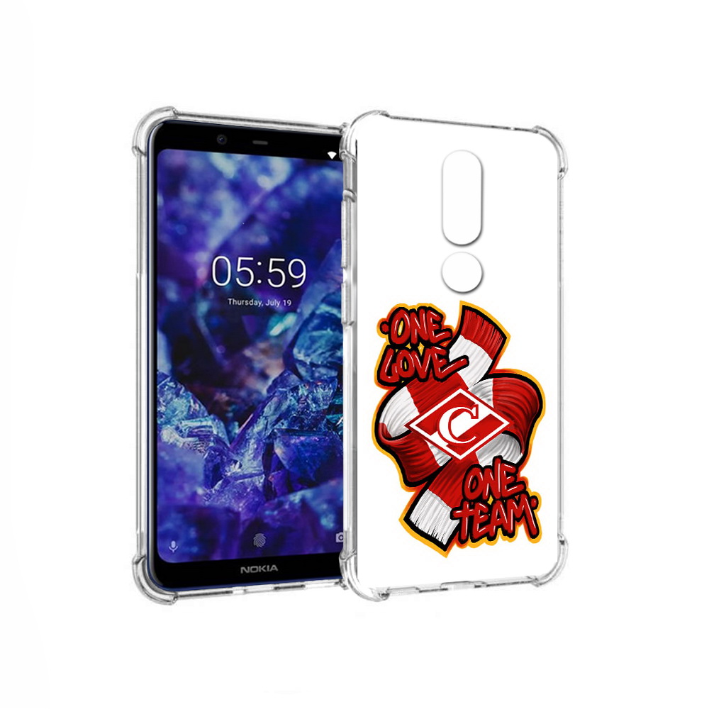 Чехол MyPads Tocco для Nokia 5.1 Plus ФК спарак 1 любовь (PT119548.120.184), Прозрачный, Tocco
Чехол MyPads Tocco для Nokia 5.1 Plus ФК спарак 1 любовь (PT119548.120.184), Прозрачный, Tocco