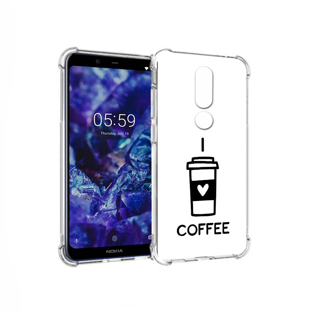 Чехол MyPads Tocco для Nokia 5.1 Plus Я люблю кофе (PT119548.120.206), Прозрачный, Tocco
Чехол MyPads Tocco для Nokia 5.1 Plus Я люблю кофе (PT119548.120.206), Прозрачный, Tocco